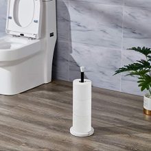 zccz Free Standing Toilet Paper Holder, Bathroom Toilet Tissue Roll