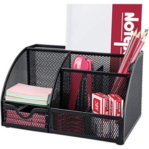 Mesh Desk Organizer Multifunctional Desktop Organizer Office