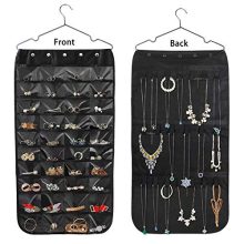 Hanging Magic Tape Hook Jewelry Organizer