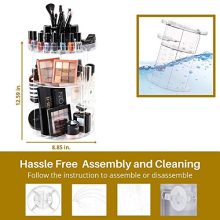 Rotating Makeup Organizer Cosmetic Holder 360 Degree