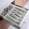 Expandable Cutlery Drawer Trays for Silverware, Serving Utensils