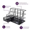 Orgowise Mesh Desk Organizers and Accessories Set.