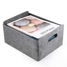 WELAXY storage baskets Felt Foldable Drawer Organizer