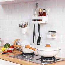 NO-Drilling Removable Bathroom Organizer Set