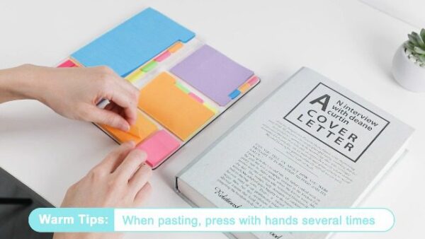 Sticky Notes Set, Hommie Colored Divider Self-Stick Notes
