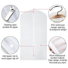 Zipper Long Dresses Suit Protector Cover
