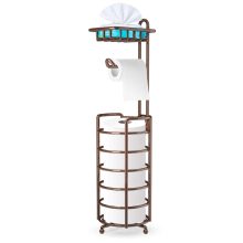 Toilet Paper Holder Stand Bathroom Tissue Dispenser