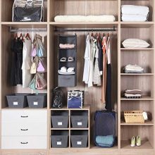 MAX Houser 4-Shelf Hanging Closet Organizer,Space Saver