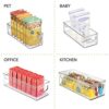 Food Storage Bin with Handles for Kitchen Pantry, Cabinet