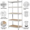 YAHEETECH 5-Shelf Storage Shelves
