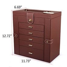 Kendal Huge Leather Jewelry Box/Case/Storage