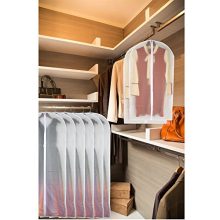 HomeClean 24'' x 54'' Clear Garment Bags – Breathable Dust Cover for Clothes Storage (Pack of 6) – Protect Your Suits & Jackets