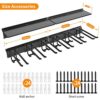 Adjustable Tool Storage Rack with Overhead Shelf – Organize Garden Tools & More