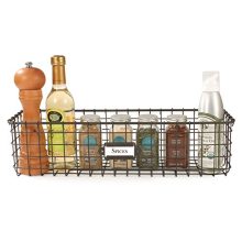 Spectrum Diversified Vintage Basket, Rustic Farmhouse Kitchen Storage