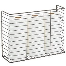 Rust-Resistant Wall-Mounted Magazine Rack – Farmhouse Wire Organizer for Mail, Books & More