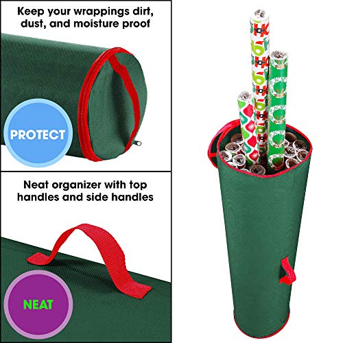 Wrapping Paper Organizer Under Bed Storage Bag