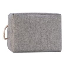 Collapsible Storage Basket Bins, Decorative Foldable Rectangular Linen