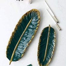 E-Senior Jewelry Tray Marble Ceramic Jewelry
