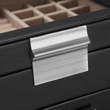 Jewelry Box with Glass Lid 2 Drawers