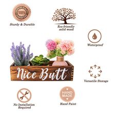 Nice Butt Bathroom Decor Box, Funny Cute Restroom Paper Storage Organizer