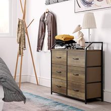 HOMECHO Fabric Dresser with 6 Drawers