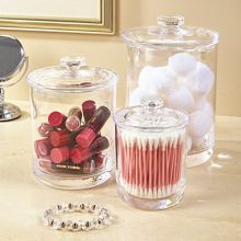 Premium Quality Clear Plastic Apothecary Jars