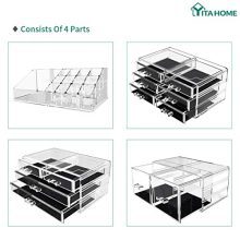 Organizer Cosmetic Storage Drawers and Jewelry Display Box