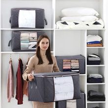 Lifewit Large Capacity Clothes Storage Bag Organizer