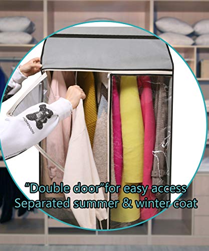 MISSLO 43" Hanging Garment Bags for Storage