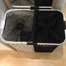 2 Section Laundry Basket Hamper Collapsible