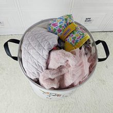 Large Waterproof Storage Bin: Perfect for Laundry, Toys, and Dorm Essentials