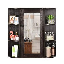 GIODIR Wall Mounted Cabinet Bathroom Wood Cupboard