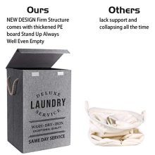 U Trip Laundry Basket with Lid, 85L Large Deluxe Laundry Baskets