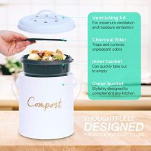 ÉLEVER Compost BIN - Farmhouse Kitchen Compost Bin