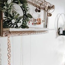 Rustic Jewelry Organizer Wall Mounted Jewelry Holder