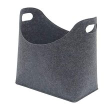 Firewood Storage Basket Fireside Wood Carrier Holder Bag