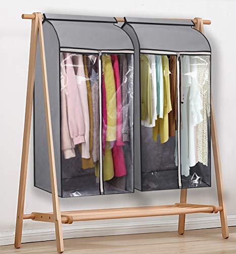 MISSLO 43" Hanging Garment Bags for Storage