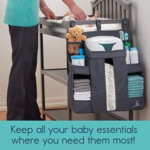 hiccapop Nursery Organizer and Baby Diaper Caddy