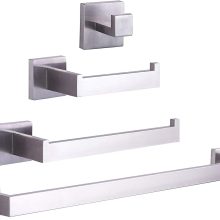 Stainless Steel Brushed Nickel 24 inch Towel Bar