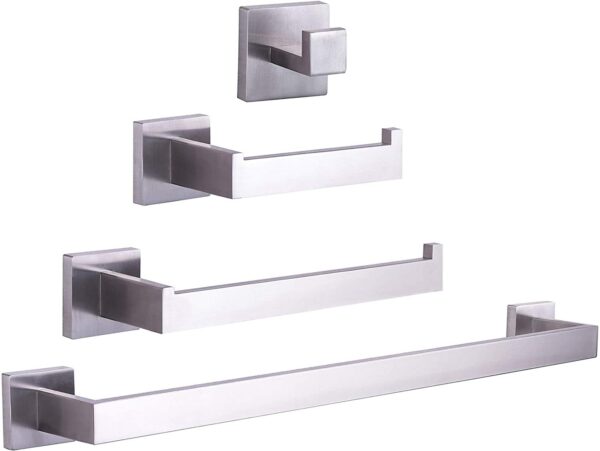 Stainless Steel Brushed Nickel 24 inch Towel Bar