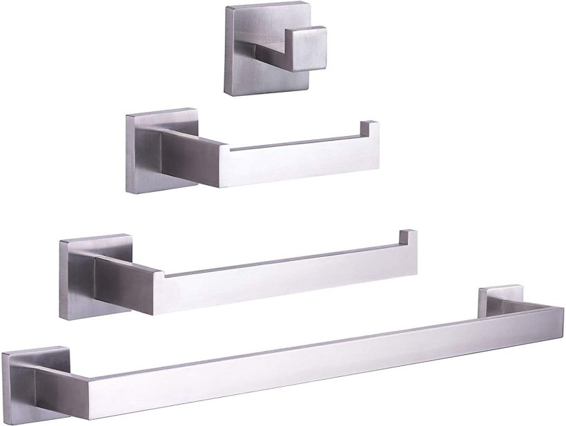 Stainless Steel Brushed Nickel 24 inch Towel Bar