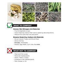 MaxWorks Garden Compost Bin Tumbler