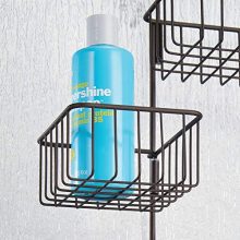 Storage Organizer Center with Built-in Towel Holders and Baskets