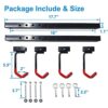 Maximize Your Space with Bike Wall Mount Storage Rack - Hang Up to 4 Bicycles Effortlessly