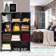 Organizer for Bedroom Book Shelf 12-Cube