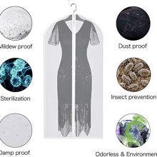 UOUEHRA Hanging Moth Proof Garment Bag Cover