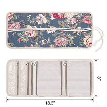Travel Jewelry Roll for Necklaces, Earrings, Bracelets