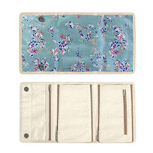 Teamoy Jewelry Roll, Jewelry Travel Organizer for Necklaces
