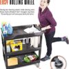 Stand Steady Tubstr 3 Shelf Utility Cart