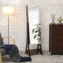 SONGMICS 8 LEDs Jewelry Cabinet Armoire